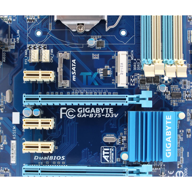 Gigabyte GA-B75-D3V 32GB Motherboard LGA 1155 DDR3 B75-D3V Mainb